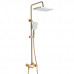 Душевая система Shevanik S4536G, золотой сатин