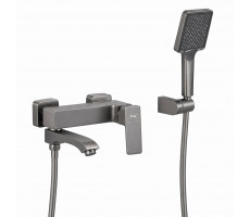 Смеситель для ванны FRAP F3276-9, оружейная сталь Смеситель для ванны FRAP F3276-9, оружейная сталь