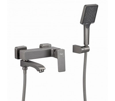 Смеситель для ванны FRAP F3276-9, оружейная сталь Смеситель для ванны FRAP F3276-9, оружейная сталь