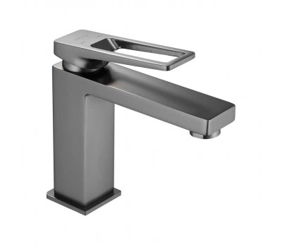 Смеситель для раковины Shevanik S6801T, оружейная сталь