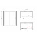 Душевая дверь ABBER Komfort AG93140B черный матовый 