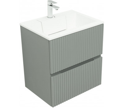 Тумба с раковиной Aquanet Джейн 60 цв.мисти грин (раковина Фортуна) 00332521 Тумба с раковиной Aquanet Джейн 60 цв.мисти грин (раковина Фортуна) 00332521