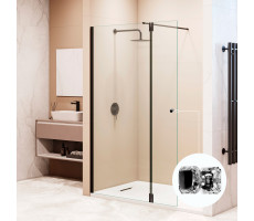 Душевая перегородка RGW WA-054B (WA-010B + Z-072B) 900 351005493-14 черный матовый 