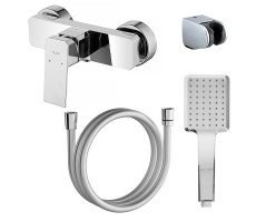 Смеситель для душа Azario HARDCORE с ручным душем, хром AZ-VKM338277C Смеситель для душа Azario HARDCORE с ручным душем, хром AZ-VKM338277C