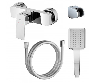Смеситель для душа Azario HARDCORE с ручным душем, хром AZ-VKM338277C 