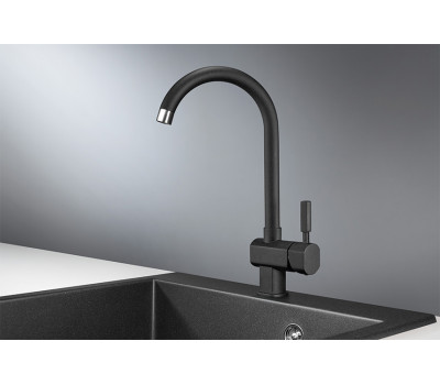 Смеситель для кухни GRANULA ST-31, ЧЁРНЫЙ 