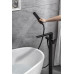 Смеситель для ванны с душем Allen Brau Infinity 5.21009-31 черный матовый (с внутренней частью) 