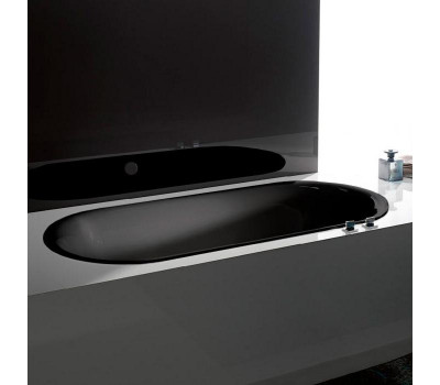 Стальная ванна Bette Lux Oval 3467-035 Черный матовый 
