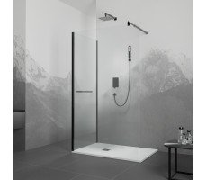 Душевой уголок 70x90 RGW Walk In 351005179-14 Черный матовый Душевой уголок 70x90 RGW Walk In 351005179-14 Черный матовый