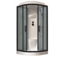 Душевая кабина Royal Bath  RB 100HK6-GC-BL (серое/матовое) 
