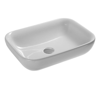 Раковина накладная Hatria Y0QQ01 HAPPY HOUR 17.00 размер 55х40.5 см, цвет белый 