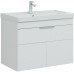 Тумба с раковиной Aquanet Ирис new 80 подвесная 1 ящ. 2 фасада цв.белый глянец 00312430 Тумба с раковиной Aquanet Ирис new 80 подвесная 1 ящ. 2 фасада цв.белый глянец 00312430