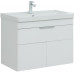 Тумба с раковиной Aquanet Ирис new 80 подвесная 1 ящ. 2 фасада цв.белый глянец 00312430 Тумба с раковиной Aquanet Ирис new 80 подвесная 1 ящ. 2 фасада цв.белый глянец 00312430