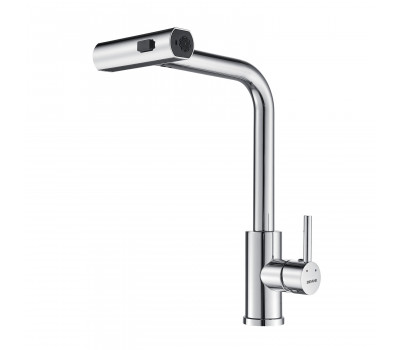 Смеситель для кухни с мультифункциональным изливом Shevanik S263, хром