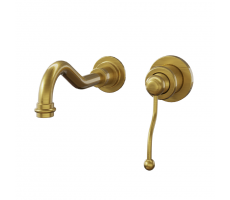 Смеситель для раковины PAINI Duomo встраиваемый, старая бронза (F3) 88F3208 