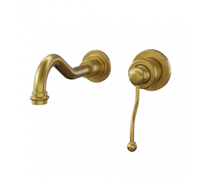 Смеситель для раковины PAINI Duomo встраиваемый, старая бронза (F3) 88F3208 