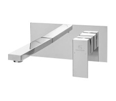 Смеситель для раковины встраиваемый Grocenberg GB588CR, хром 