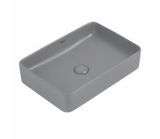 Раковина накладная ABBER Rechteck AC2207MG серая матовая  Раковина накладная ABBER Rechteck AC2207MG серая матовая