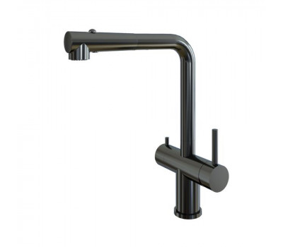 Смеситель для кухни Grandex Aqua Integra-SP 9020493, графит