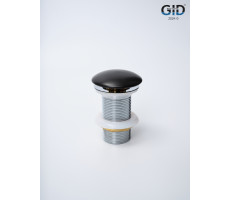Донный клапан Gid без перелива Blm100 74402K черный матовый 