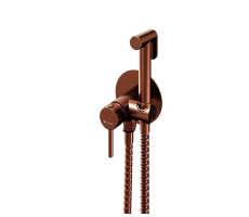 Гигиенический душ со смесителем встраиваемый Knotlor FHS01C1RB бронза матовый 