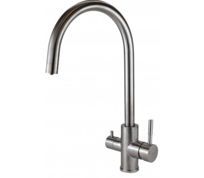 Смеситель для кухни R-излив нержавеющая с подключением к фильтру K22 ESKO Смеситель для кухни R-излив нержавеющая с подключением к фильтру K22 ESKO