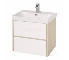 Тумба под раковину Aquaton Сканди 70 белая, дуб верона 1A251801SDB20 