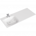 Подвесная тумба с раковиной 115 см AQWELLA DU01051+FOR.11.04.D-L Белый 