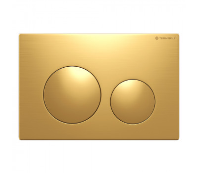 Клавиша смыва Terminus 62K24х16G, золото  Клавиша смыва Terminus 62K24х16G, золото