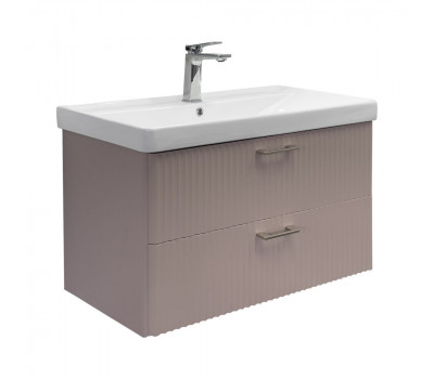 Тумба-умывальник Comforty Ангара-90П дуб латте с раковиной 4490 Тумба-умывальник Comforty Ангара-90П дуб латте с раковиной 4490