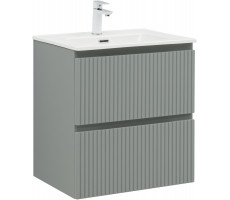 Тумба с раковиной Aquanet Джейн 60 цв.мисти грин (раковина Flat) 00332536 Тумба с раковиной Aquanet Джейн 60 цв.мисти грин (раковина Flat) 00332536