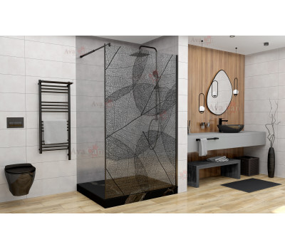 Душевая перегородка AvaCan MB100 черный 