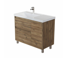 Тумба с раковиной Aquanet Nova Lite 2.0 100 L напольная цв. дуб рустикальный 00365910 Тумба с раковиной Aquanet Nova Lite 2.0 100 L напольная цв. дуб рустикальный 00365910