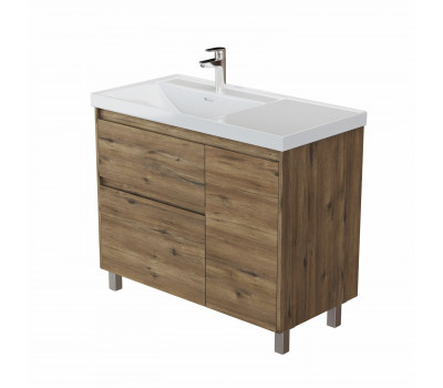 Тумба с раковиной Aquanet Nova Lite 2.0 100 L напольная цв. дуб рустикальный 00365910 Тумба с раковиной Aquanet Nova Lite 2.0 100 L напольная цв. дуб рустикальный 00365910