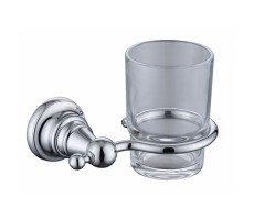 Держатель стаканастекло KAISER хром латунь KH-2205 хром 