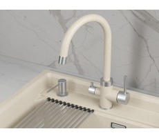 Смеситель для кухни GRANULA 5169, ПИРИТ 