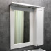 Зеркало-шкаф Comforty Палермо-80 белый глянец 