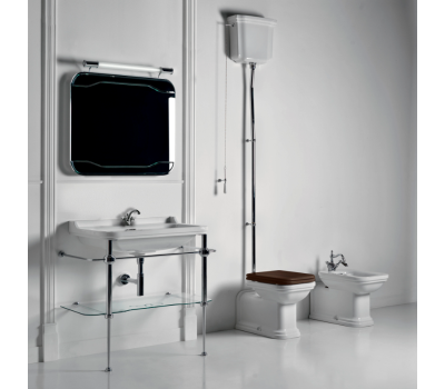 Раковина 100х55 см Kerasan Waldorf 4142K1bi/cr*1 цвет белый