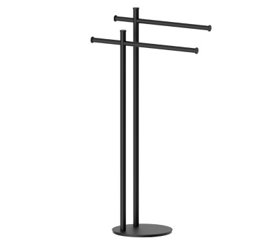 Держатель для полотенец отдельностоящий Newform Accessori tondi 67270.01.093 Черный матовый 