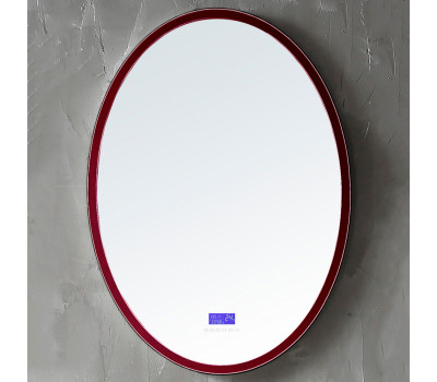 Зеркало для ванной ABBER Stein AS6610R с подсветкой, красное 