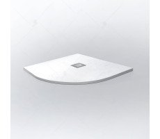 Душевой поддон полукруглый 90х90 RGW ST/R-W 16153099-01 мрамор