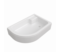 ПД19 Поддон 120х80 средний с сиденьем, правый Triton Щ0000038232 