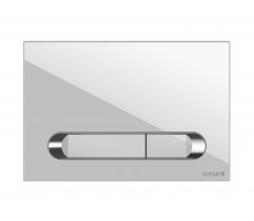 Кнопка Cersanit ESTETICA для LINK PRO/VECTOR/LINK/HI-TEC пластик хром глянцевый 64111 белый 