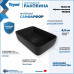 Раковина Teymi Helmi 50 накладная, Черная Матовая T50293 