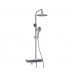 Душевой комплект с термостатическим смесителем WasserKRAFT A113.067.101.CH Thermo Хром Душевой комплект с термостатическим смесителем WasserKRAFT A113.067.101.CH Thermo Хром