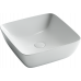 Умывальник чаша FORM накладная квадратная 410*410*145мм Ceramica Nova CN2002 Белый 