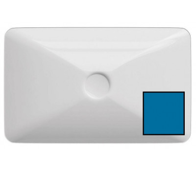 Раковина 60х37 см ISVEA SistemaY Clear накладная 10SY50060SV-2Z цвет цвет синий матовый 