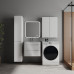 Тумба подвесная Style Line Бергамо мини 60 (2 ящика) Люкс Плюс антискрейтч белый глянец с раковиной Каре Люкс МИНИ 600х350 СС-00002514 Тумба подвесная Style Line Бергамо мини 60 (2 ящика) Люкс Плюс антискрейтч белый глянец с раковиной Каре Люкс МИНИ 600х350 СС-00002514