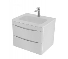 Тумба подвесная Style Line Бергамо мини 60 (2 ящика) Люкс Плюс антискрейтч белый глянец с раковиной Каре Люкс МИНИ 600х350 СС-00002514 Тумба подвесная Style Line Бергамо мини 60 (2 ящика) Люкс Плюс антискрейтч белый глянец с раковиной Каре Люкс МИНИ 600х350 СС-00002514