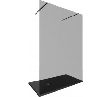 Душевая перегородка Allen Brau Infinity 2 140 3.21050.BA.T серебро браш 